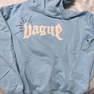 Vague 777 Hoodie.  Size LARGE.  baby blue